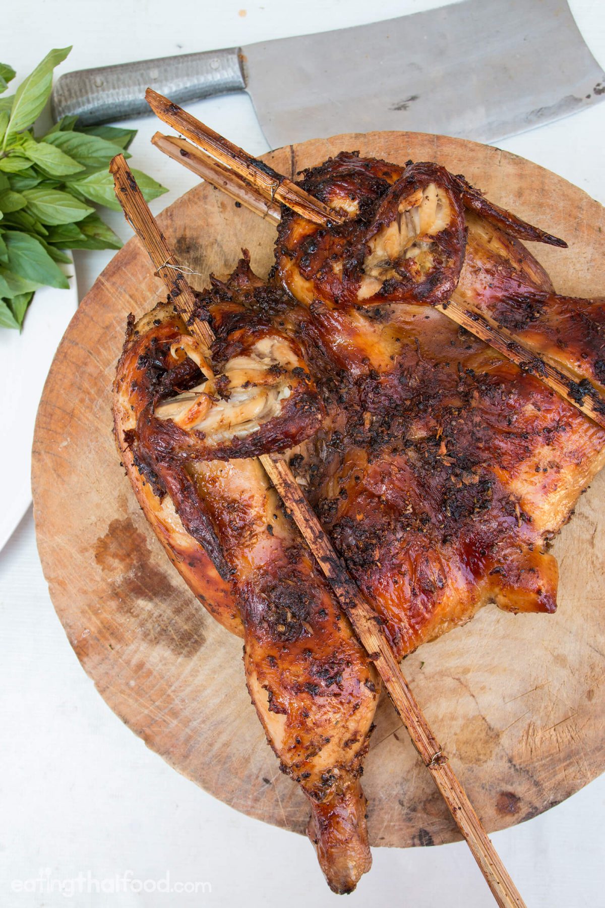 Authentic Thai Grilled Chicken Recipe Gai Yang ไก่ย่าง