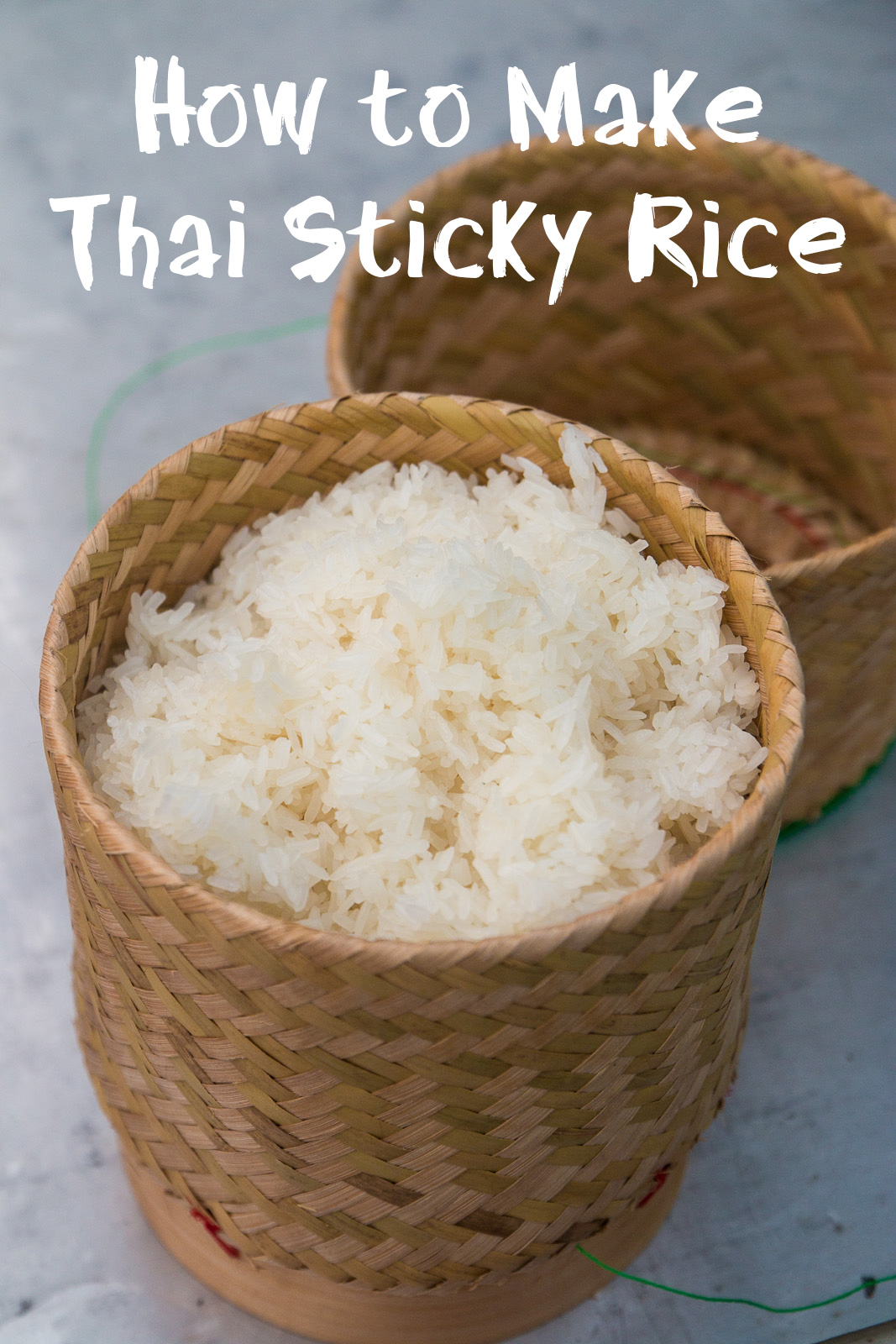 Thai Lao Sticky Rice Cooker Steamer BamBoo Basket Pot Kitchen Food Menu ...